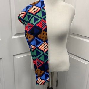 LuLaRoe New TC Tall & Curvy Geometric Leggings NWT